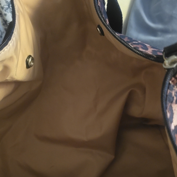 Coach Leopard Print Tote - Black and Brown - Picture 3 of 3